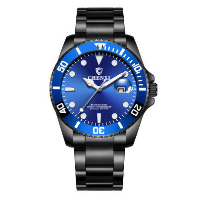 Montre Quartz Homme 42mm – Acier Inoxydable, Verre Renforcé – Élégance & Robustesse
