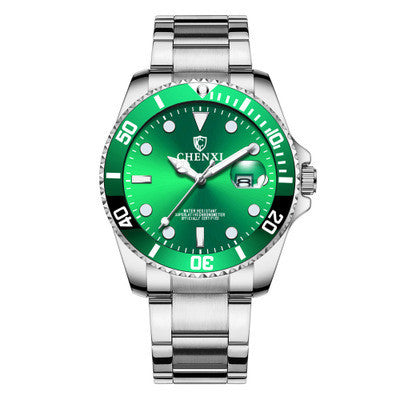 Montre Quartz Homme 42mm – Acier Inoxydable, Verre Renforcé – Élégance & Robustesse